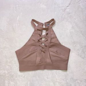 Charlotte Russe- Lavander Crop Top